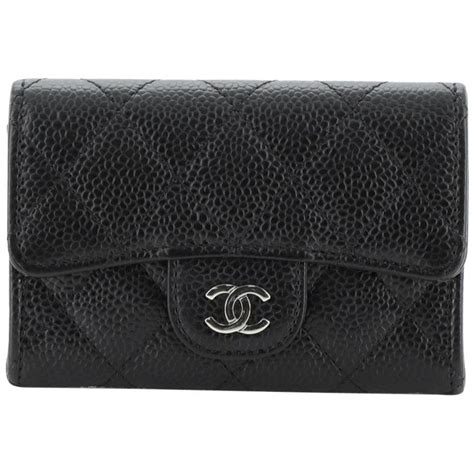 chanel classic flap cardholder|chanel classic flap beige caviar.